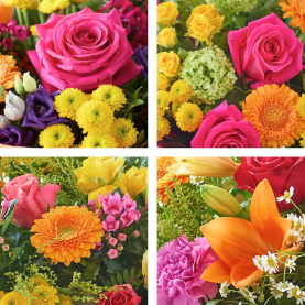 Bright Bouquet in a Vase