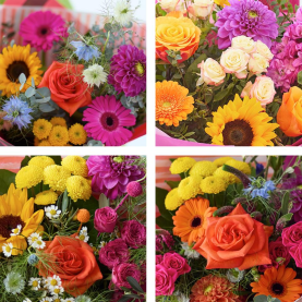 Bright Summer Trending Bouquet without Lilies
